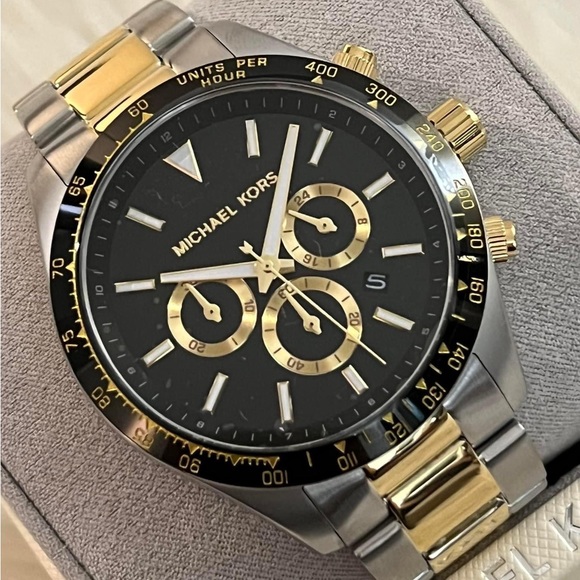 Michael Kors Men’s Chronograph Two-Tone Stainless Steel Watch
Case Size: 45mm - Picture 5 of 10